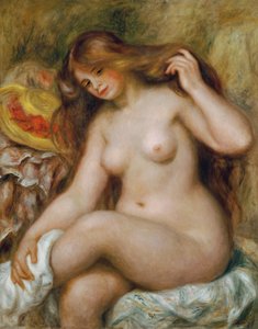 Badende mit blondem, losem Haar, ca. 1903 von Pierre Auguste Renoir