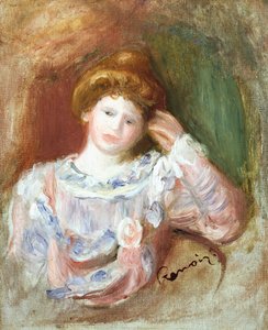 Büste einer Frau, ca. 1907 von Pierre Auguste Renoir