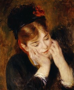 Kontemplation, 1877 von Pierre Auguste Renoir