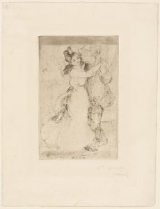 Tanz auf dem Land, ca. 1890 von Pierre Auguste Renoir