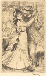 Tanz auf dem Land, ca. 1890 von Pierre Auguste Renoir