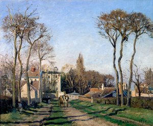 Eingang zum Dorf Voisins, Yvelines, 1872