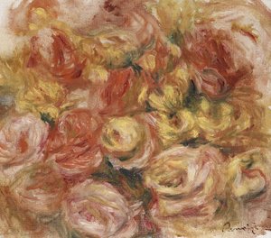 Blumenskizze, ca. 1914 von Pierre Auguste Renoir
