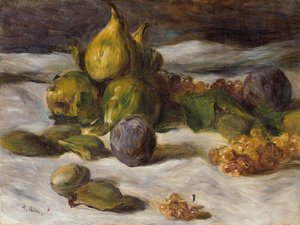Früchtestillleben (Feigen und Johannisbeeren) von Pierre Auguste Renoir