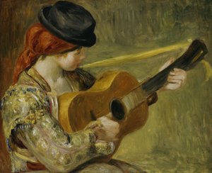 Mädchen mit Gitarre, 1897