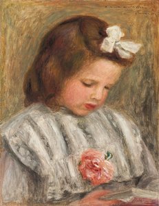 Kopf eines Mädchens von Pierre Auguste Renoir
