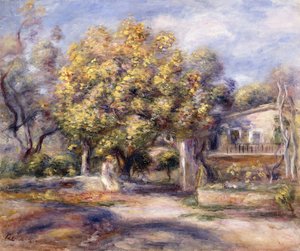 Haus in Cagnes, ca. 1905 von Pierre Auguste Renoir