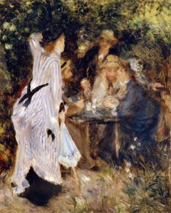 Im Garten Au Jardin du Moulin de la Galette, 1876 von Pierre Auguste Renoir