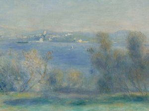 Landschaft am Mittelmeer (Blick auf Toulon) von Pierre Auguste Renoir
