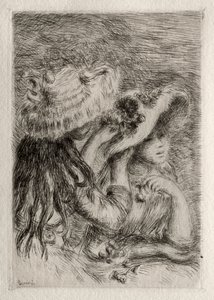 Le Chapeau épinglé, 1894 von Pierre Auguste Renoir