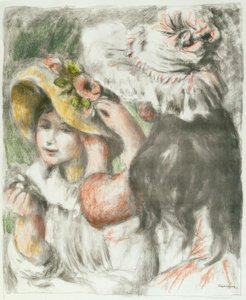 Der angeheftete Hut von Pierre Auguste Renoir