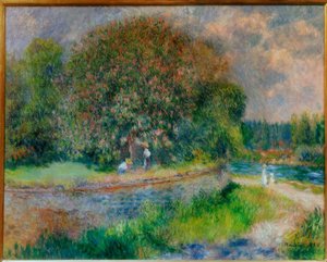 Blühende Kastanie von Pierre Auguste Renoir