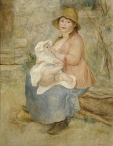 Maternité, auch bekannt als das Kind an der Brust von Pierre Auguste Renoir