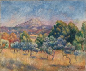 Mont Sainte-Victoire von Pierre Auguste Renoir