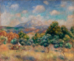 Montagne Sainte-Victoire von Pierre Auguste Renoir