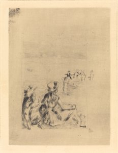 Am Strand - In Berneval, 1892