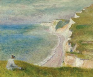 Auf der Klippe von Pierre Auguste Renoir