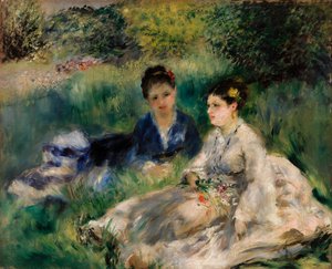 Auf dem Gras von Pierre Auguste Renoir