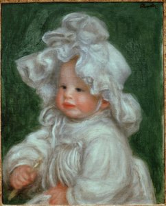 Porträt von Claude Renoir. Coco à la Charlotte von Pierre Auguste Renoir