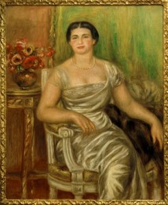 Porträt der Dichterin Alice Vallières-Merzbach