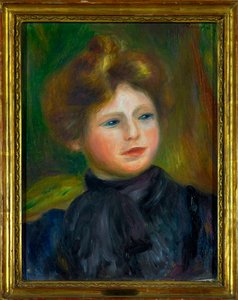 Porträt einer Frau. Gemälde von Pierre Auguste Renoir 1916