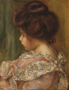 Porträt eines jungen Mädchens von Pierre Auguste Renoir