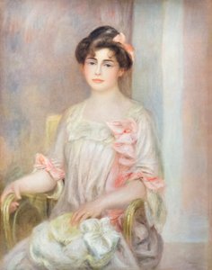 Porträt von Madame Josse Bernheim-Dauberville von Pierre Auguste Renoir