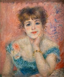 Porträt der Schauspielerin Jeanne Samary von Pierre Auguste Renoir
