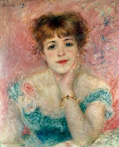 Porträt der Schauspielerin Jeanne Samary von Pierre Auguste Renoir