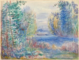 Flusslandschaft, 1890