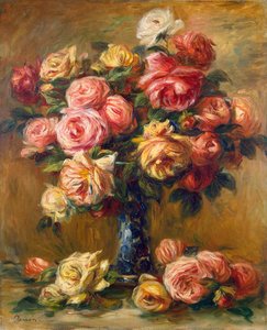 Rosen in einer Vase, ca. 1910