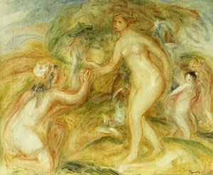 Skizze des Urteils von Paris von Pierre Auguste Renoir