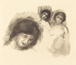 Stein mit drei Skizzen La pierre aux trois croquis, 1904