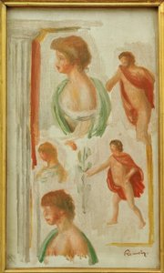 Studie von Figuren aus der Antike