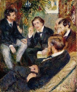 Das Atelier des Künstlers, Rue Saint-Georges, 1876 von Pierre Auguste Renoir
