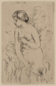 Der Badende, ca. 1890 von Pierre Auguste Renoir