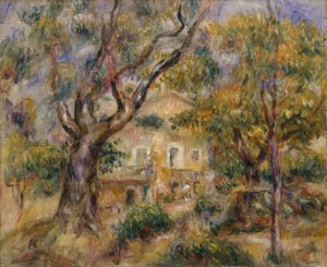Der Bauernhof in Les Collettes, Cagnes von Pierre Auguste Renoir