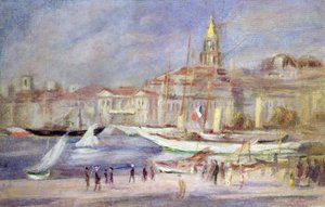 Der alte Hafen von Marseille, ca. 1912 von Pierre Auguste Renoir