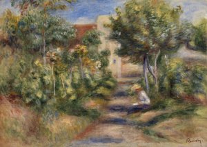 Der Garten des Malers, Cagnes, ca. 1908 von Pierre Auguste Renoir