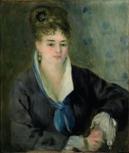 Frau in Schwarz