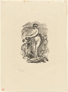 Frau mit Weinrebe, 1. Variante