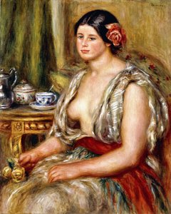 Junges Mädchen in orientalischem Kostüm von Pierre Auguste Renoir