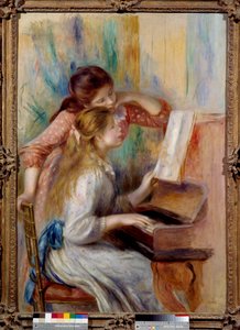 Junge Mädchen am Klavier von Pierre Auguste Renoir