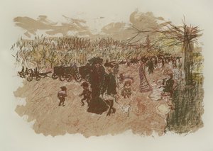 Allee im Bois de Boulogne, 198999 von Pierre Bonnard