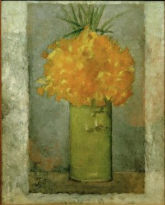 Narzissenstrauß (Narzissen in einem grünen Topf) von Pierre Bonnard