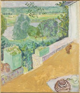 Hund auf der Terrasse, 1917 von Pierre Bonnard