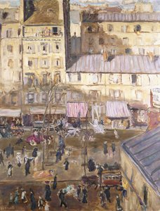 Le Boulevard Exterieur: Boulevard de Clichy und Ecke der Rue de Douai, um 1904 von Pierre Bonnard
