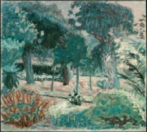 Der Garten im Var (Saint-Tropez, die Villa Joséphine)
