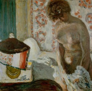Akt bei der Lampe