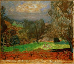 Landschaft bei Sonnenuntergang (Le Cannet)